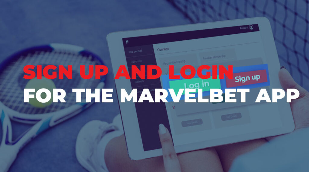 How to register and bet on sports in the Marvelbet mobile app.